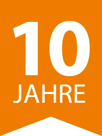 Flag 10 jahre