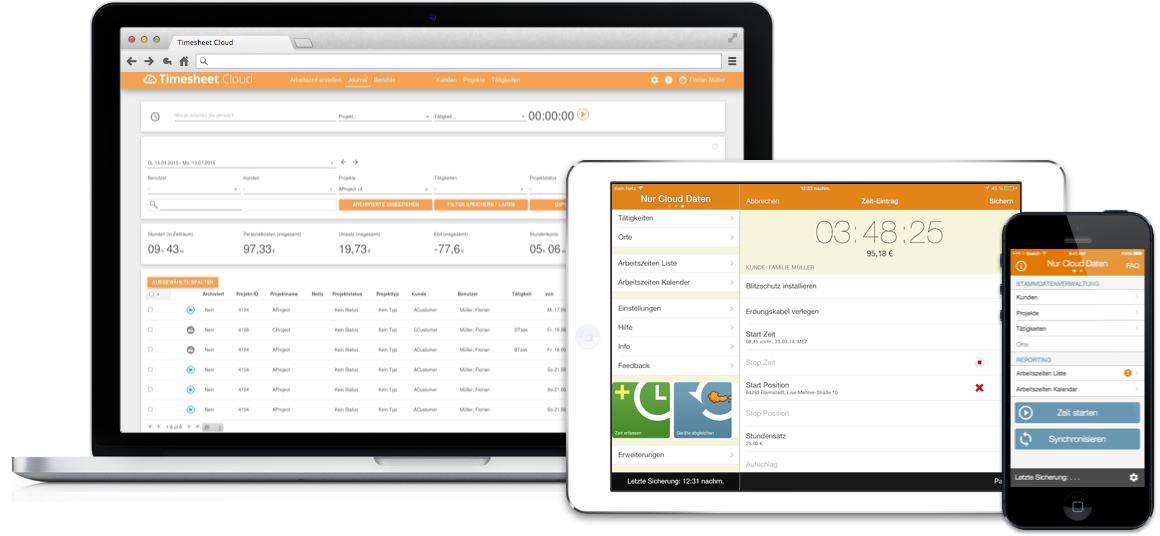 Timesheet devices 2x